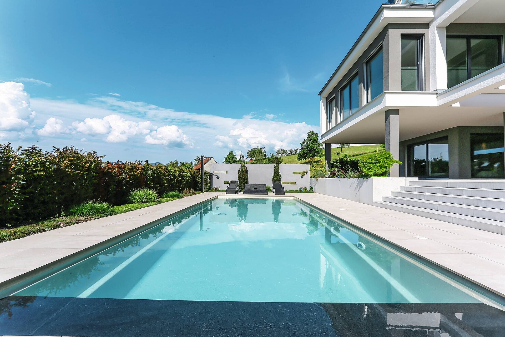 Bespoke 3-storey prefab home with pool