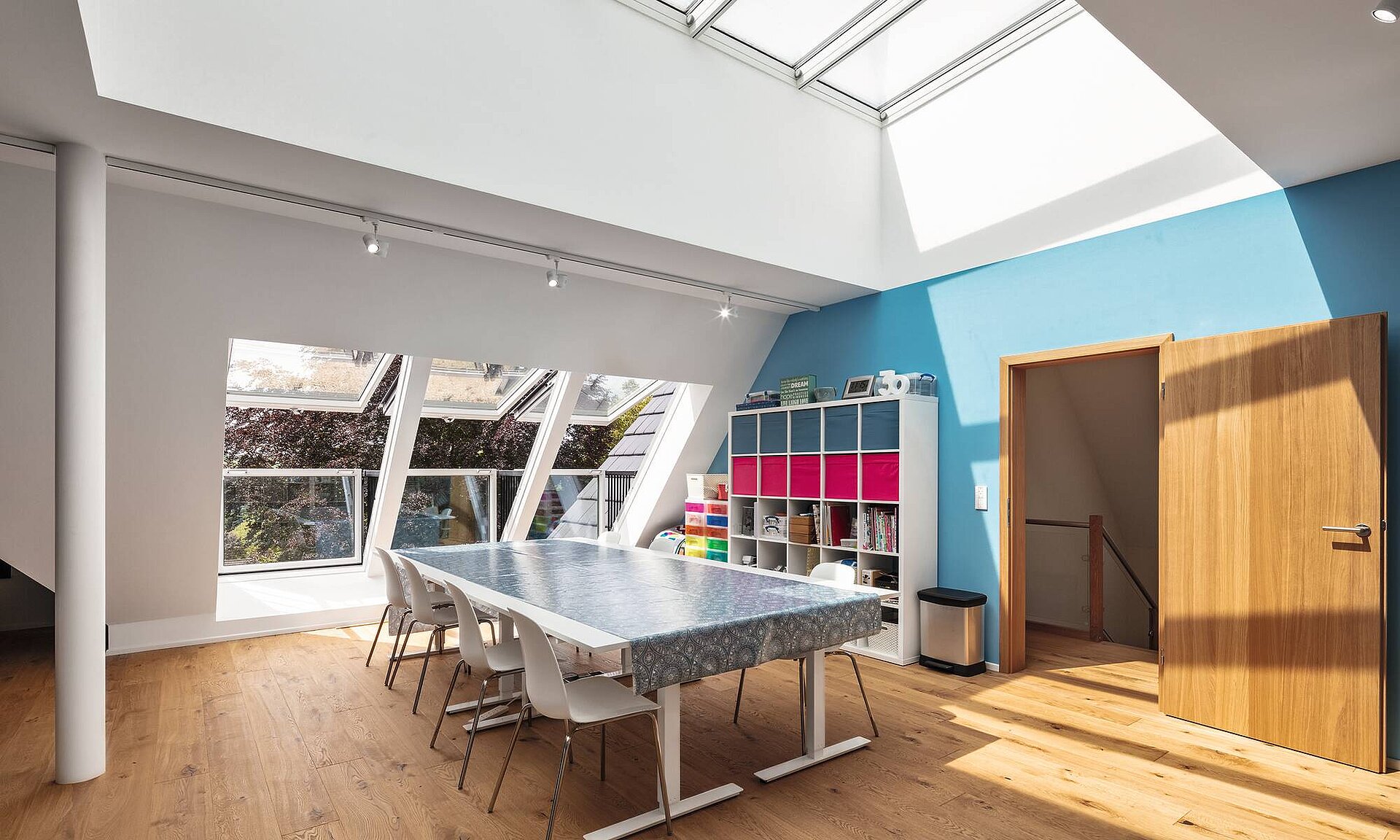 Room with large windows