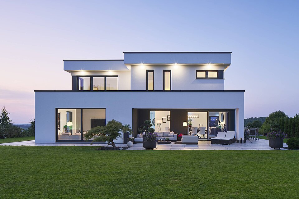 frei geplantes Kundenhaus