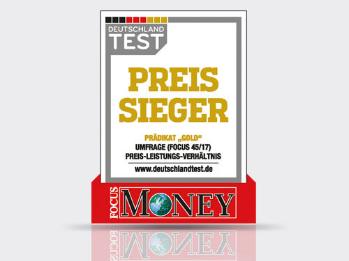 Preis-Leistungs-Sieger 2017 Focus Money