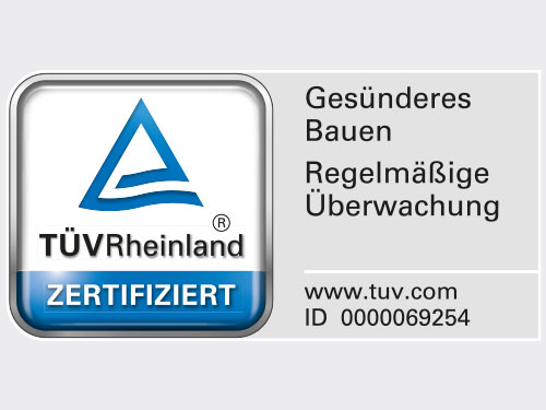 TÜV Rheinland gesünderes Bauen