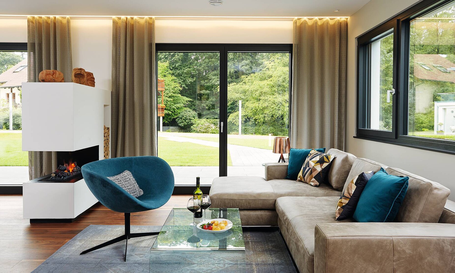Contemporary urban loft style self-build home